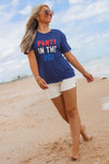 Z Supply: Party Boyfriend Tee - Yacht Blue