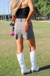 Hidden: Peyton Cheetah Print Pleat Mini Skirt - Cheetah