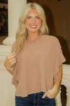 Flowy & Free Flutter Sleeve Top - Coco