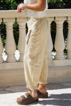 Follow My Path Cargo Jogger Pants - Taupe