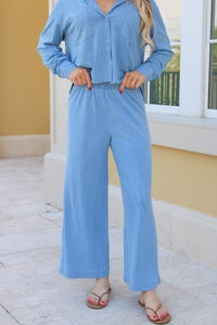 Z Supply: Scout Jersey Denim Pant - Santorini Indigo