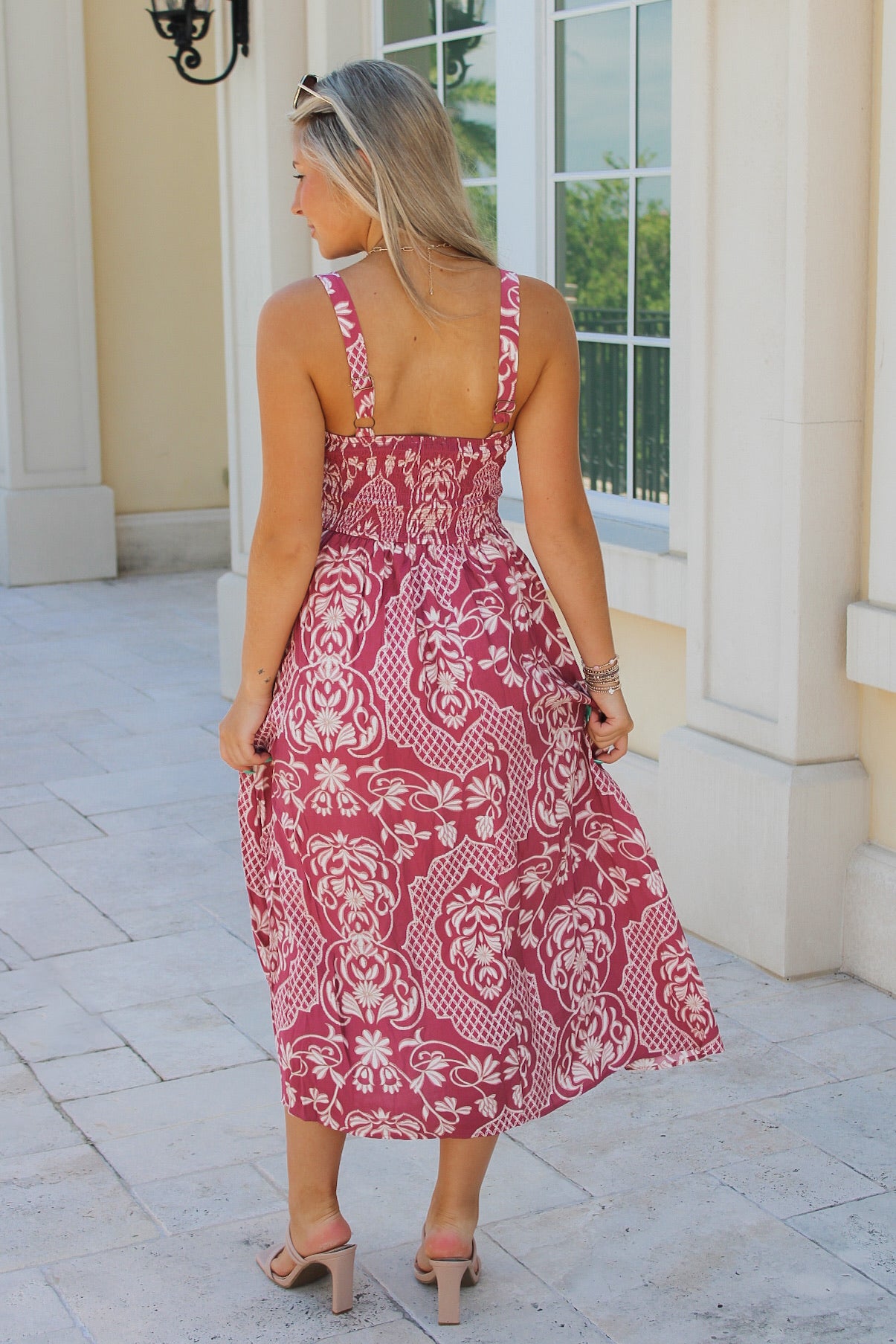 Special Moments Sleeveless Maxi Dress - Mauve