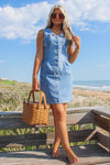 Dear John: Sabrina Denim Dress - Pacific