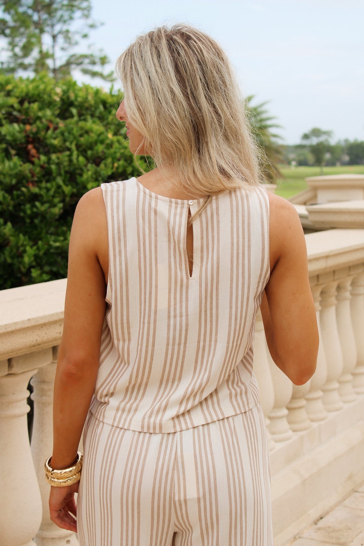 Z Supply: Sloan Knit Striped Top - Cloud