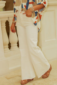 Dear John: Fiona High Rise Wide Leg Jeans - Wheat
