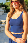 Z-Supply: Casa Whipstitch Tank - Yacht Blue
