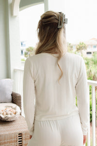 Z Supply: Lovely Pointelle Top - Vanilla Ice