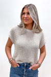 Spring Walks Knitted Sweater - Oatmeal