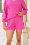 Z Supply: Weekender French Terry Shorts - Island Pink