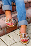 Feeling Beachy Slide Sandal - Beige | Makk Fashions