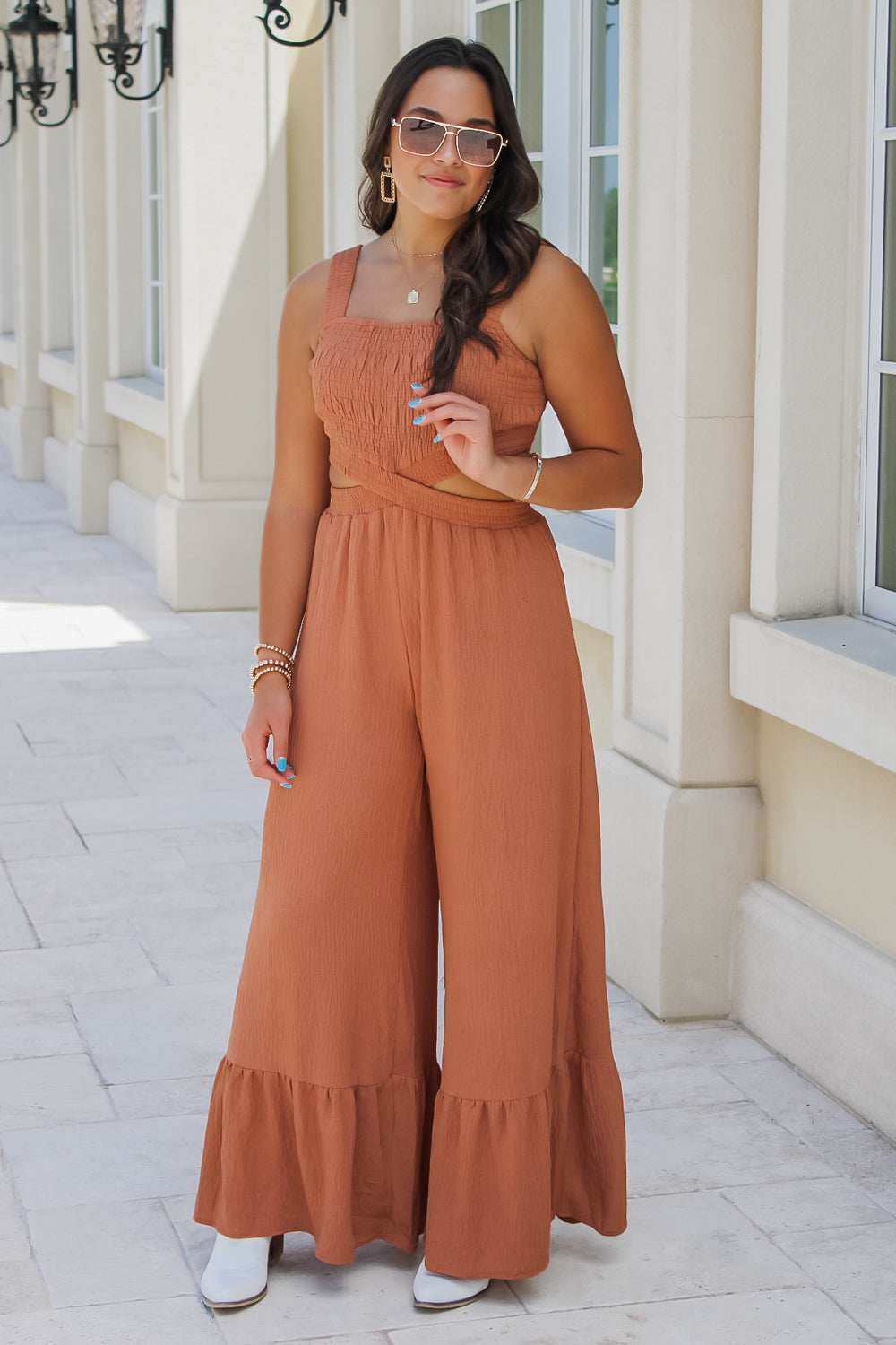 Flowy romper sales pants