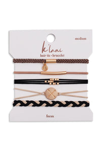 K'Lani: Focus Hair Tie Bracelets | Makk Fashions