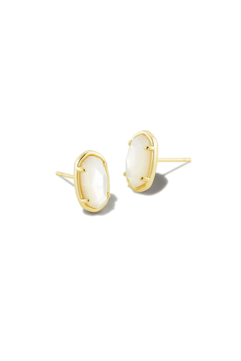 Kendra Scott: Grayson Stud Earrings - Ivory MOP | Makk Fashions