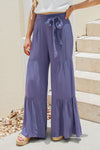 Here To Stay Wide Leg Pants - Denim | Makk Fashions