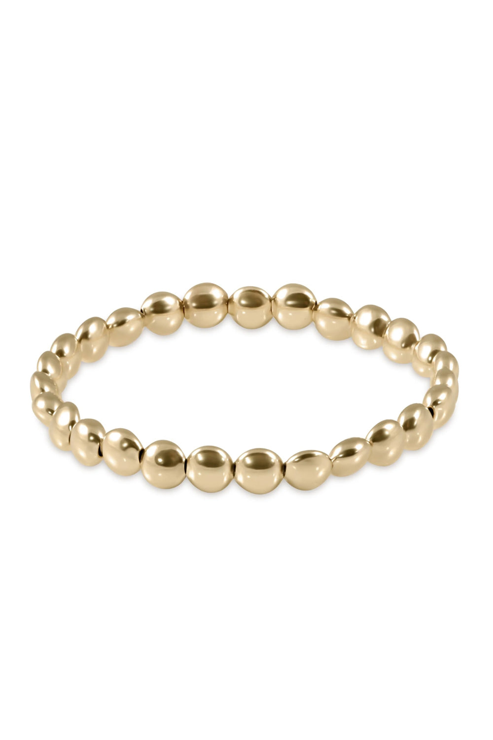 enewton: Honesty Gold 6mm Bead Bracelet - Gold | Makk Fashions