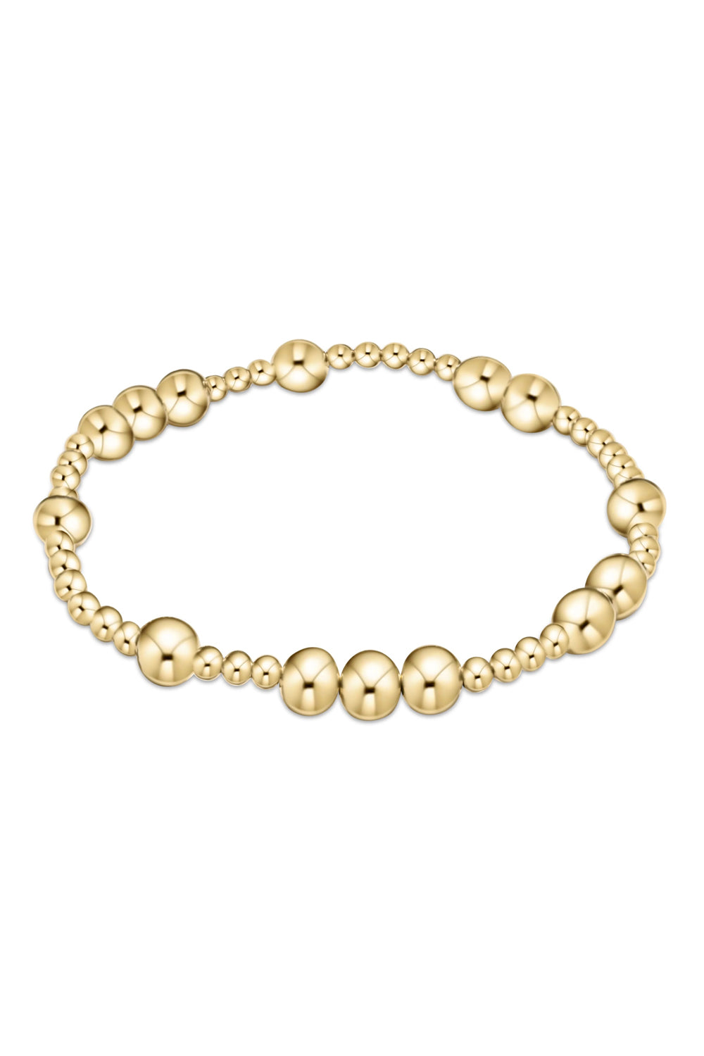enewton: Hope Unwritten 6mm Bead Bracelet - Gold | Makk Fashions