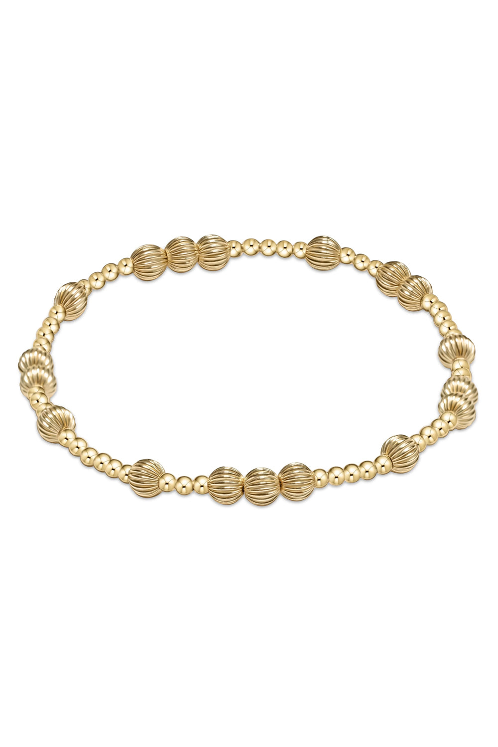 enewton: Hope Unwritten Dignity 5mm Bead Bracelet - Gold | Makk Fashions