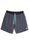 Live Forever Golf: Hudson Performance Short - Charcoal Black | Makk Fashions