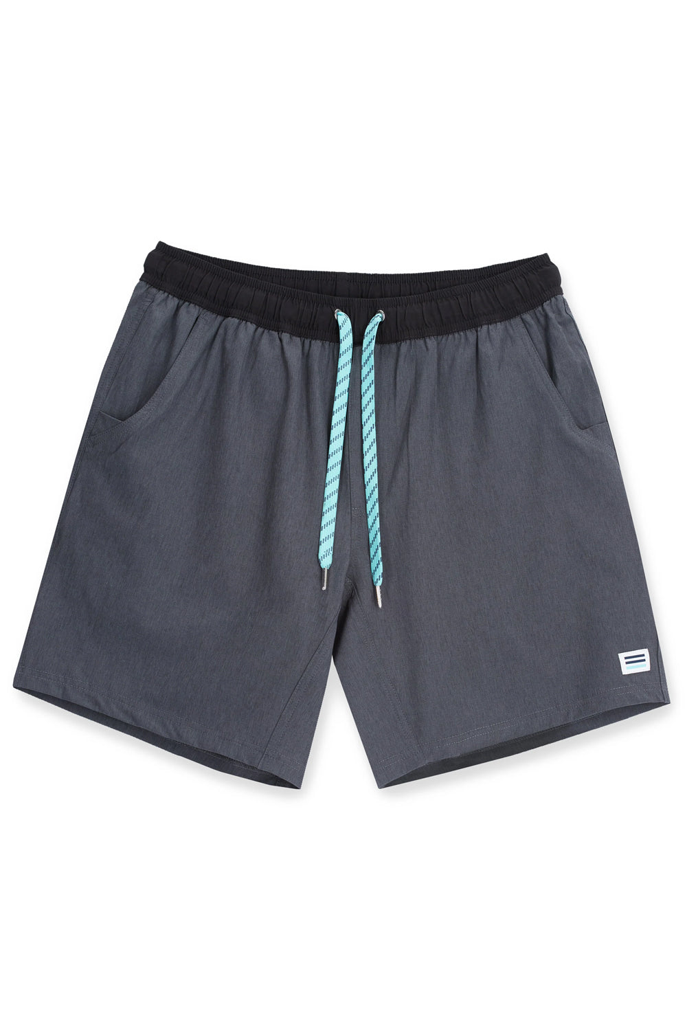 Live Forever Golf: Hudson Performance Short - Charcoal Black | Makk Fashions