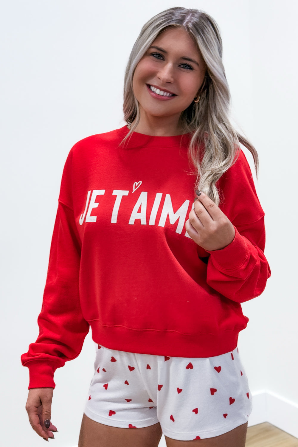 Z Supply: First Date Sweatshirt - Cherry