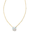 Kendra Scott: Jolie Pendant Necklace - Gold Dichroic Glass | Makk Fashions