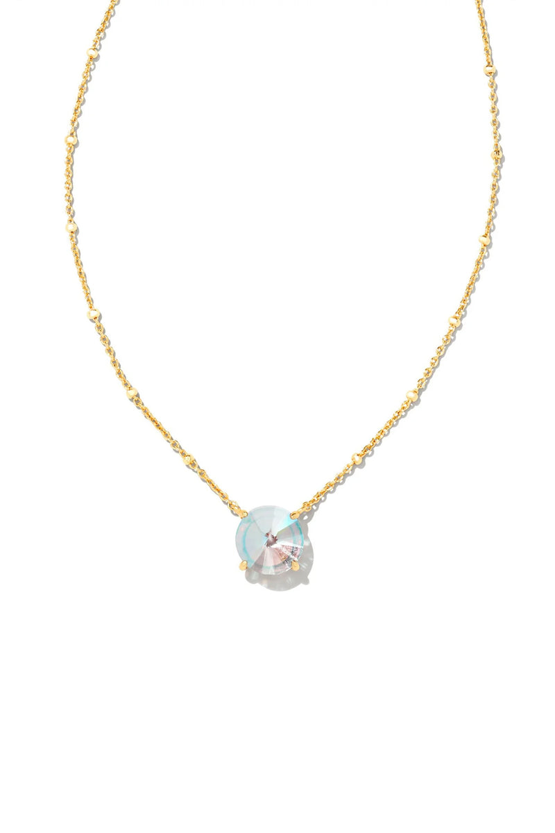 Kendra Scott: Jolie Pendant Necklace - Gold Dichroic Glass | Makk Fashions