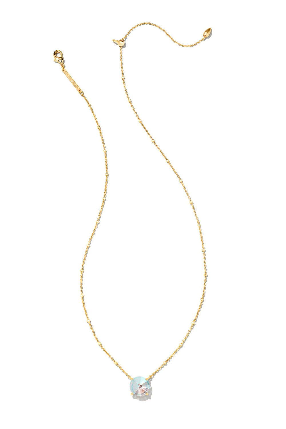 Kendra Scott: Jolie Pendant Necklace - Gold Dichroic Glass | Makk Fashions