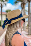 June Women's Paper Braid Safari Hat - Tan | Makk Fashions