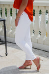 KanCan: Danica High Rise Ankle Skinny Jeans - White | Makk Fashions