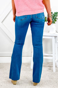 KanCan: Eva High Rise Boot Cut Jeans - Medium Wash | Makk Fashions