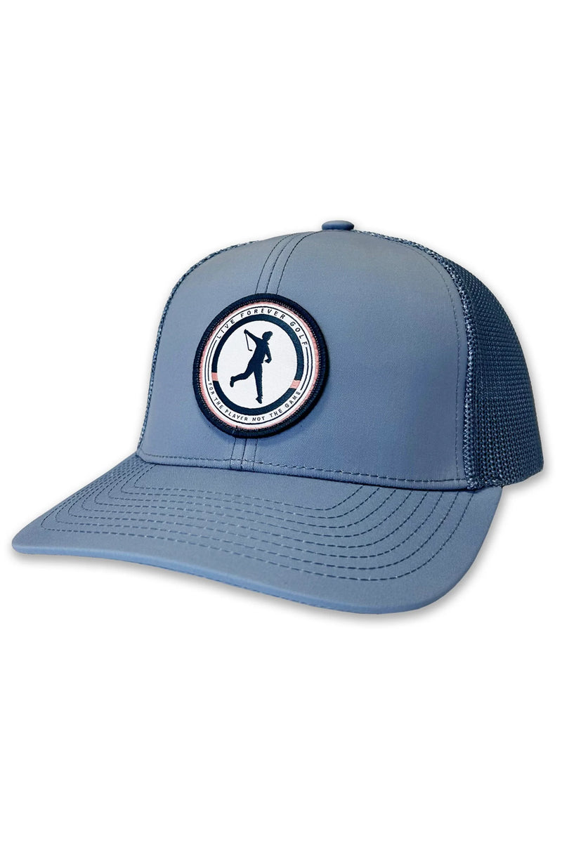 Live Forever Golf: Keep On Truckin' Hat - Slate Blue | Makk Fashions