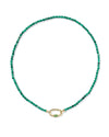 Kendra Scott: Emery Beaded Strand Necklace - Green Malachite