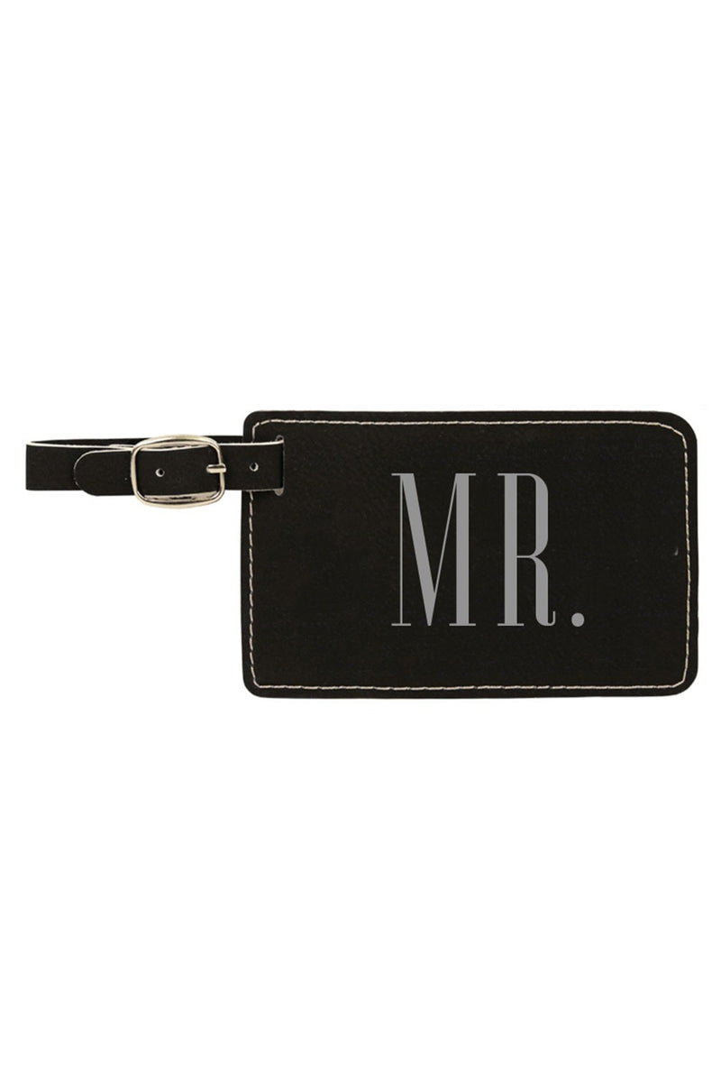 Mr. Luggage Tag - Black | Makk Fashions