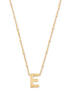 Kendra Scott: Letter E Pendant Necklace - Gold | Makk Fashions