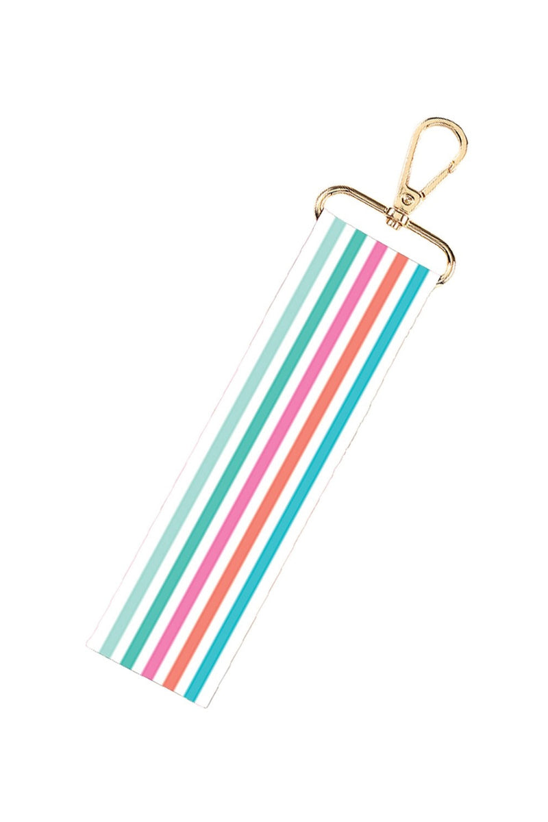 Keychain Wristlet Strap - Tulum Stripe | Makk Fashions
