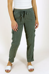 Make Your Move Cargo Jogger - Dk. Olive | Makk Fashions