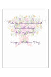 Mother's Day Ribbon Tied Bouquet Greeting Card | Makk Fashions