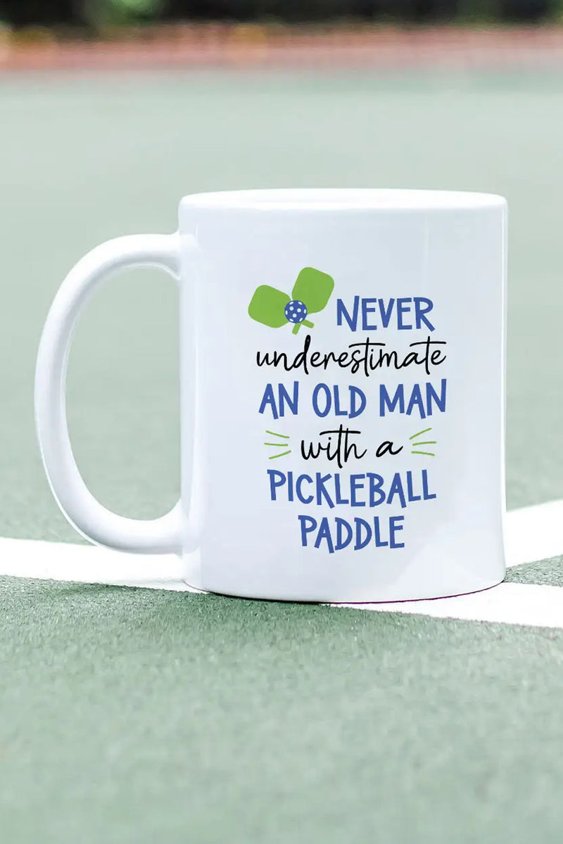 Never Underestimate Pickleball Mug - Blue | Makk Fashions
