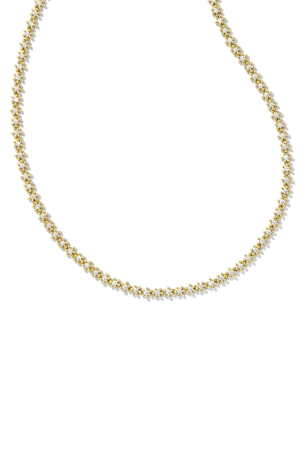 Kendra Scott: Nydia Strand Crystal Necklace - Gold | Makk Fashions