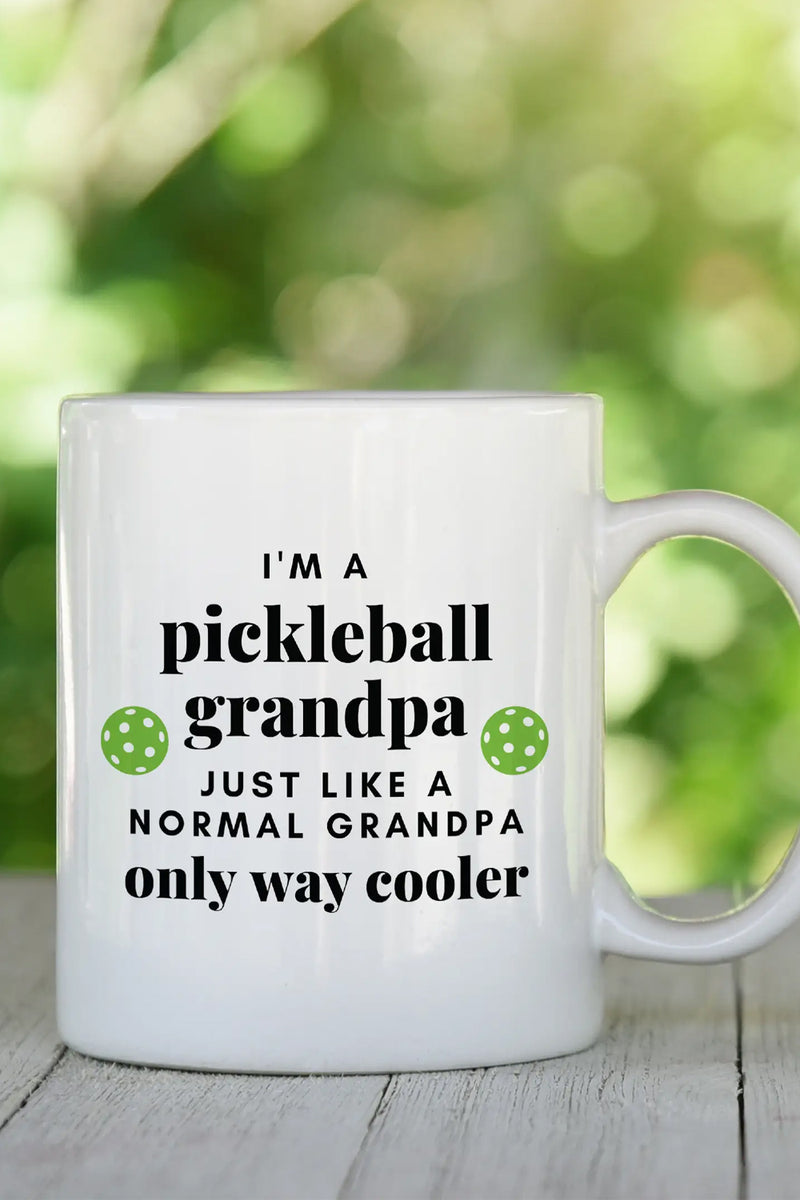 Pickleball Mug Funny Coffee Cup Grandpa | Makk Fashions