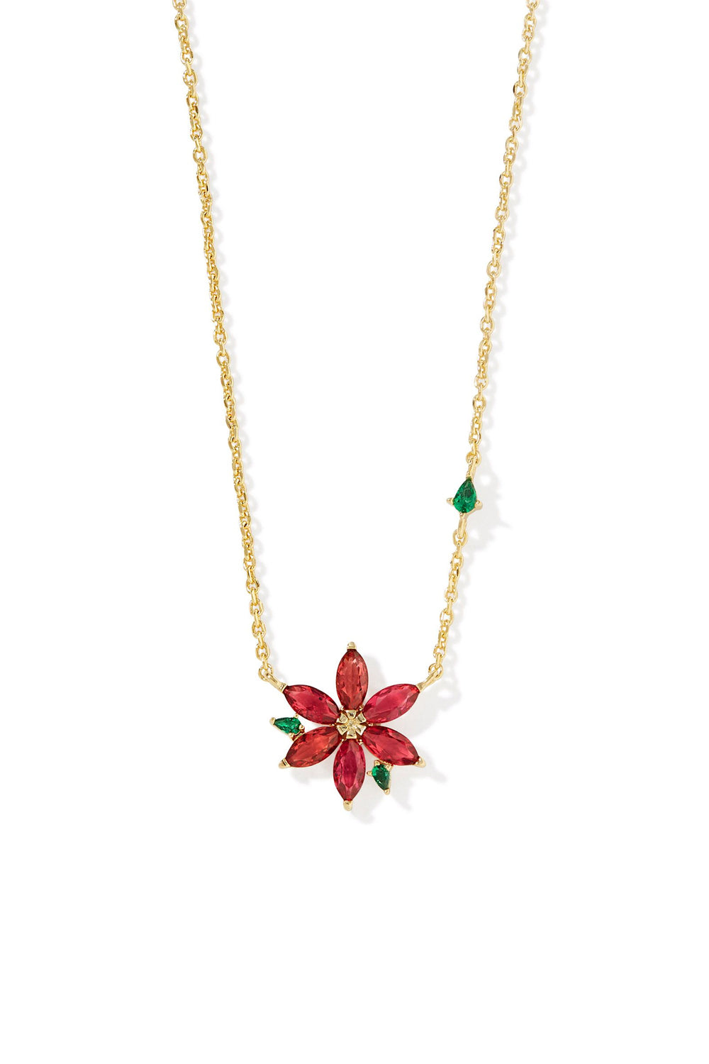 Kendra Scott: Poinsettia Short Pendant Necklace | Makk Fashions