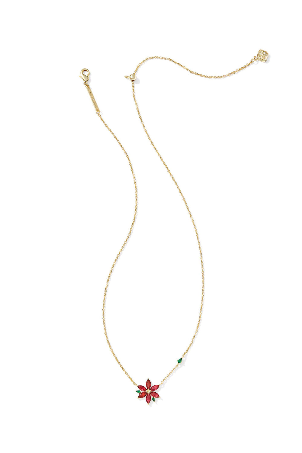 Kendra Scott: Poinsettia Short Pendant Necklace | Makk Fashions