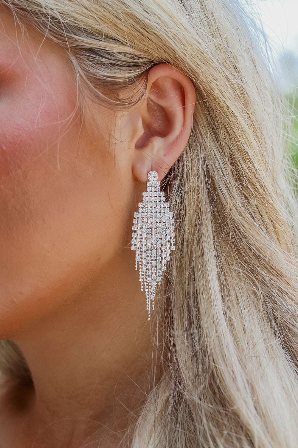 Silver Fringe Earrings 2024 www.inovaferti