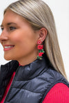 Santa Baby Earrings - Red/Green | Makk Fashions