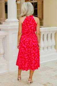 Searching For Love Sleeveless Midi Dress - Red | Makk Fashions
