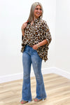 Show Your Passion Leopard Print Top - Brown/Tan | Makk Fashions