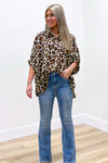 Show Your Passion Leopard Print Top - Brown/Tan | Makk Fashions