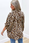 Show Your Passion Leopard Print Top - Brown/Tan | Makk Fashions