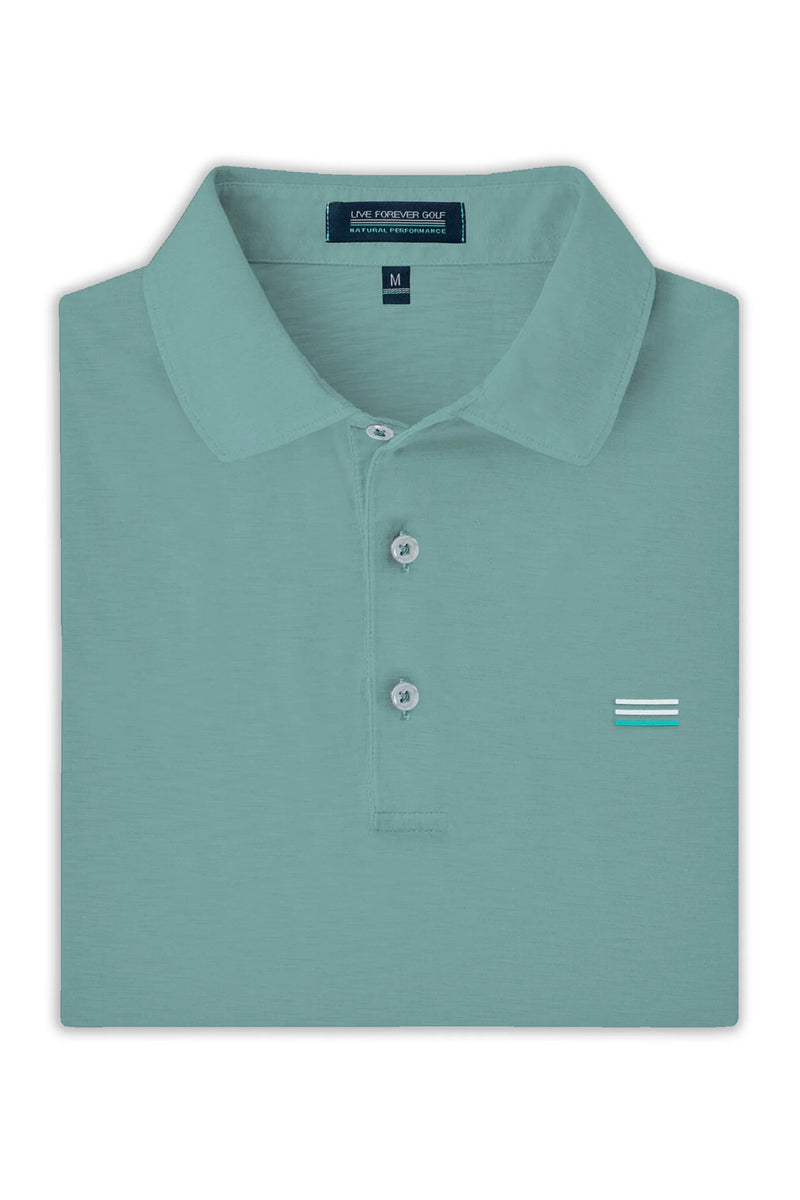 Live Forever Golf: Soft Landing Natural Performance Polo - Meadowbrook | Makk Fashions