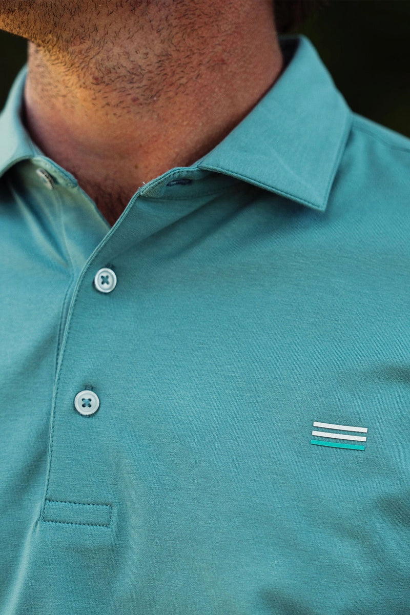 Live Forever Golf: Soft Landing Natural Performance Polo - Meadowbrook | Makk Fashions